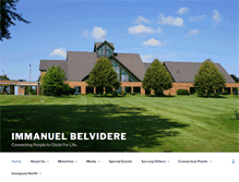 Tablet Screenshot of immanuelbelvidere.org